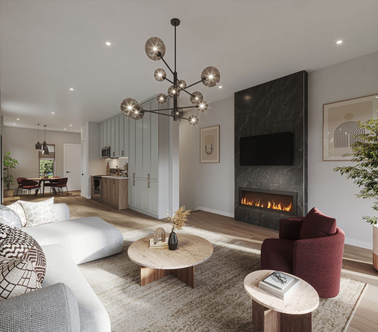 Kitchen living area