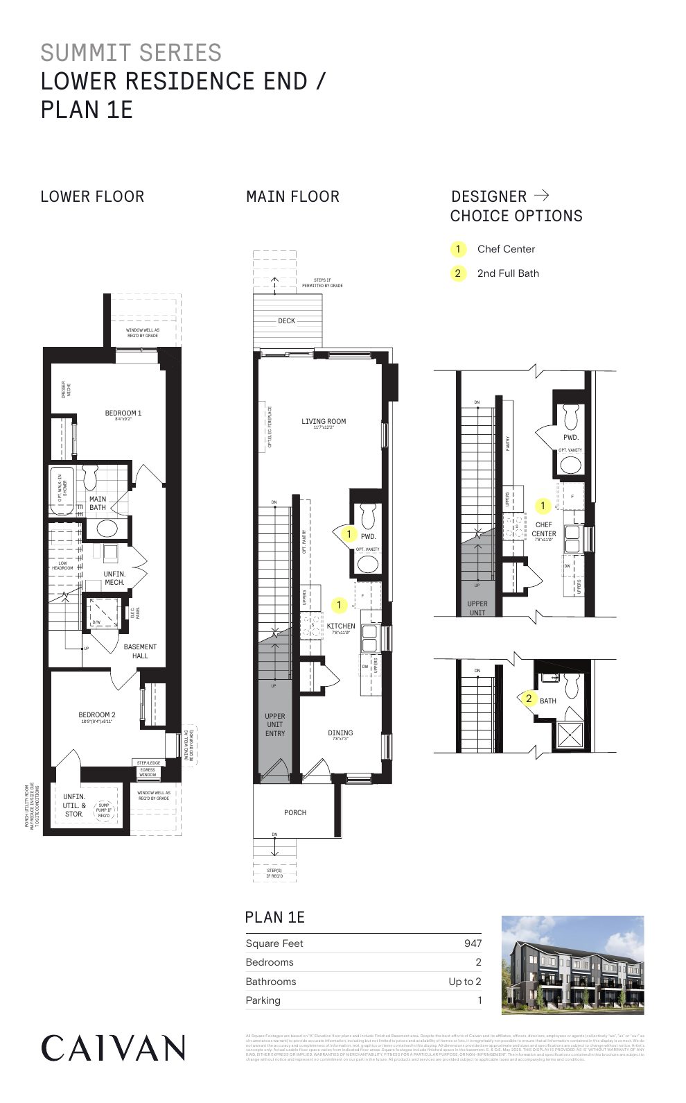 Lower Residence End floor plan