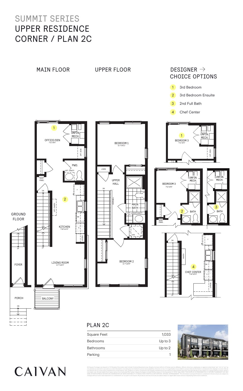 Upper Residence Corner floor plan